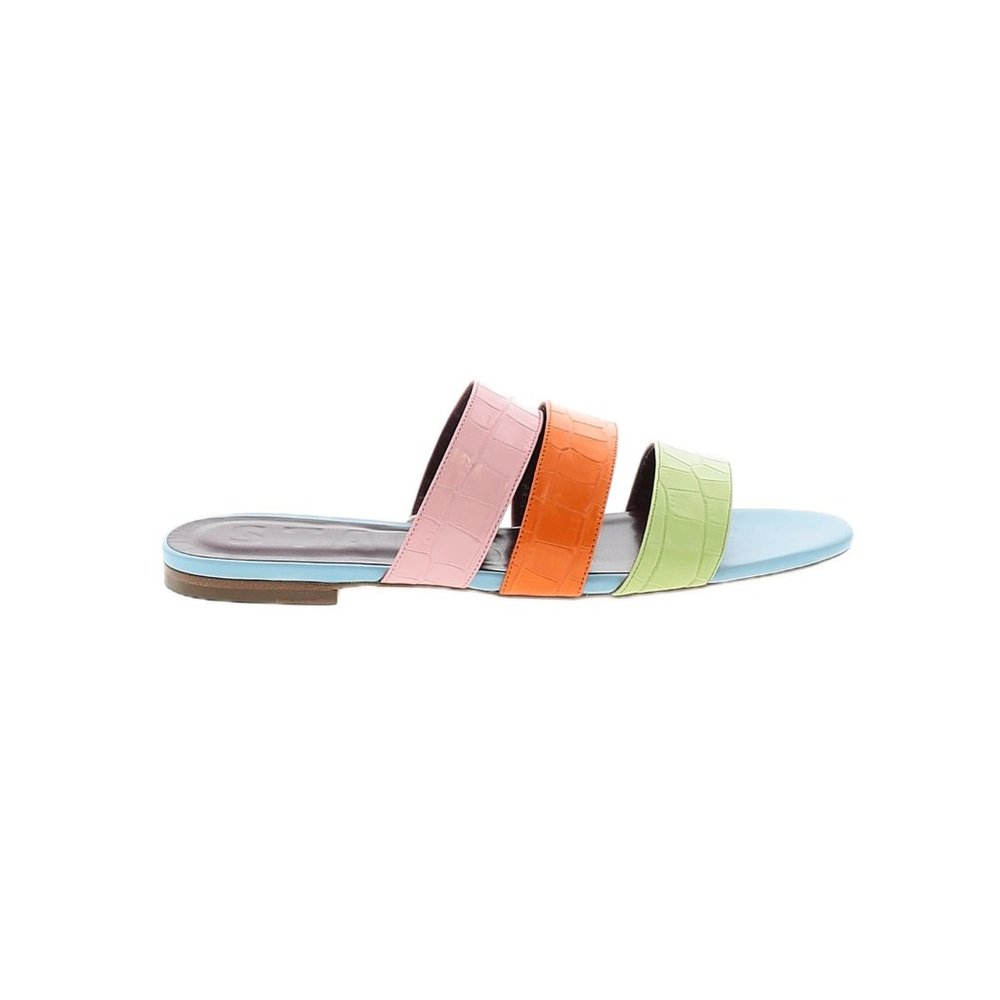 Staud Mona Strappy Sandals in Light Blue Size: 39 NWT